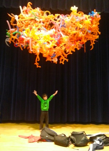 Milo Smart and the Catskill Elementary School sculpture